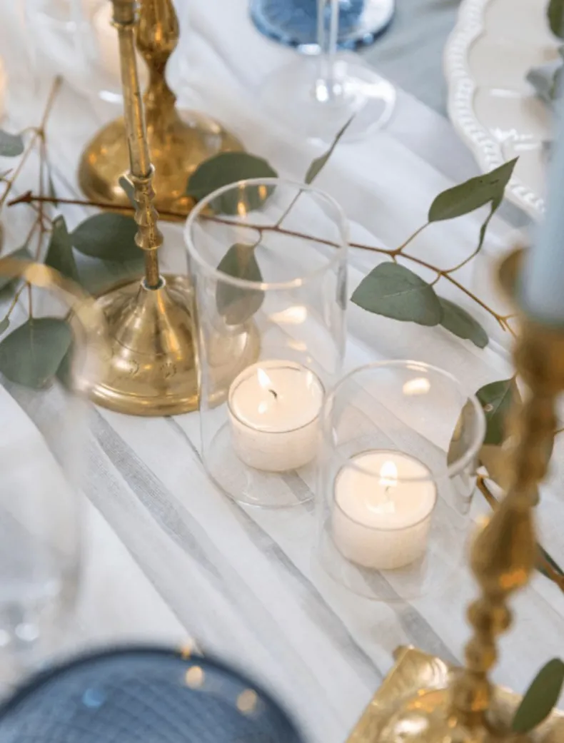 Acrylic Cup Tealight White