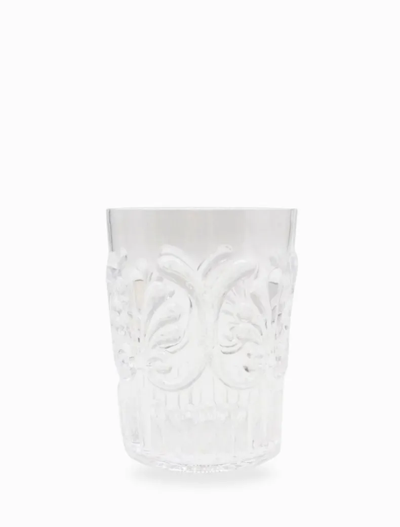 Acrylic Tumbler Scollop Clear