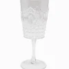 Acrylic Wine Glass Gemstone Clear
