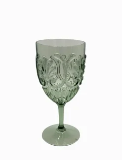 Acrylic Wine Glass Green