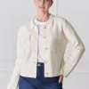 Alhambra Knit Jacket Ivory