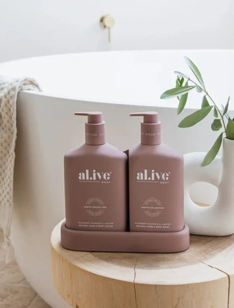 AL.IVE Raspberry Blossom u0026 Juniper Hand u0026 Body Duo 500ml