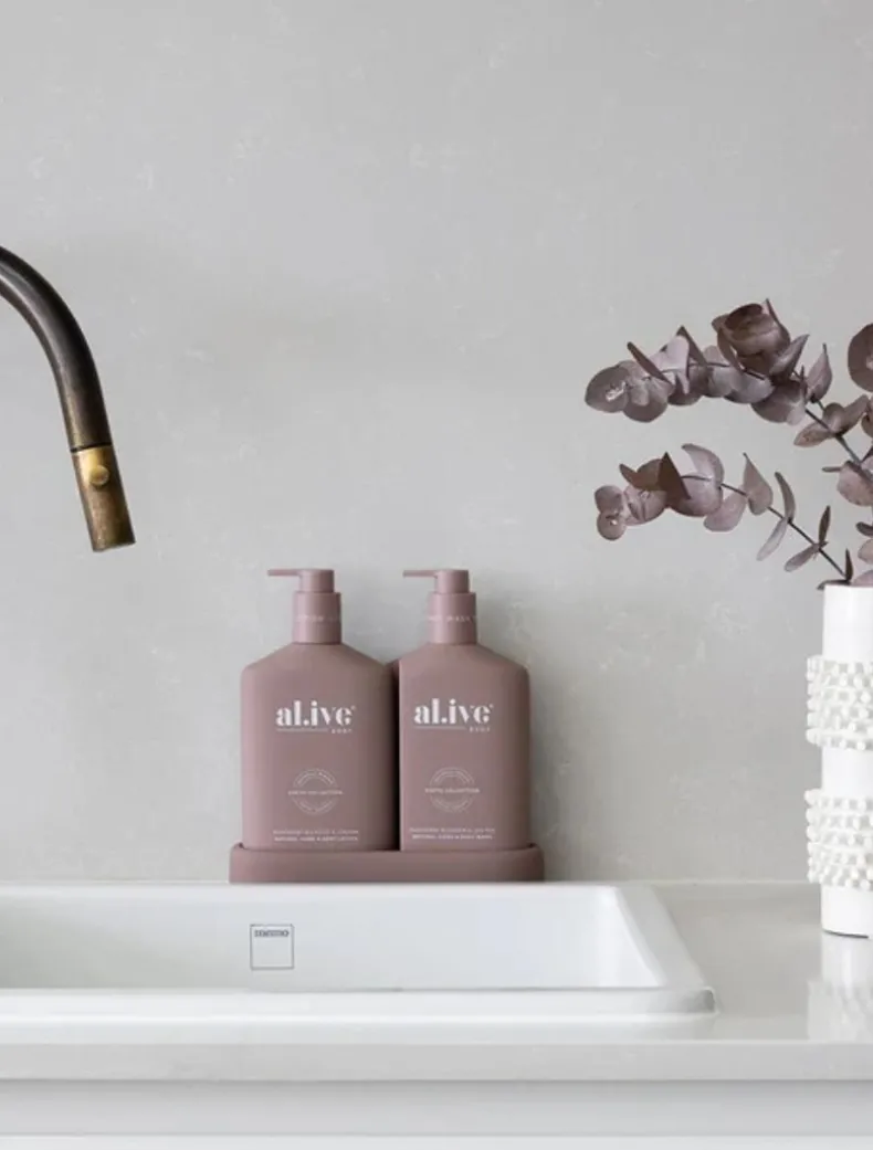 AL.IVE Raspberry Blossom u0026 Juniper Hand u0026 Body Duo 500ml