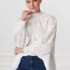 Anya Lace Shirt White