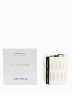 Apsley Glimpse Soy Candle Blanc 440g White