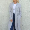 Aspen Lounge Wrap Cardigan Grey