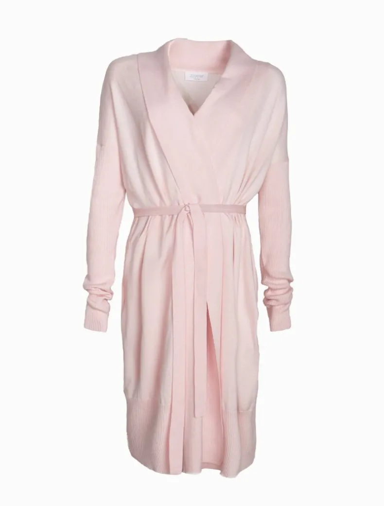 Aspen Lounge Wrap Cardigan Pink