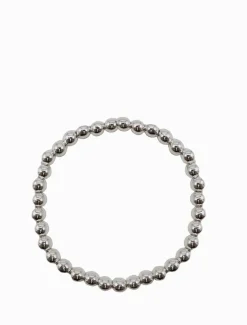 Ball Stretch Bracelet Silver