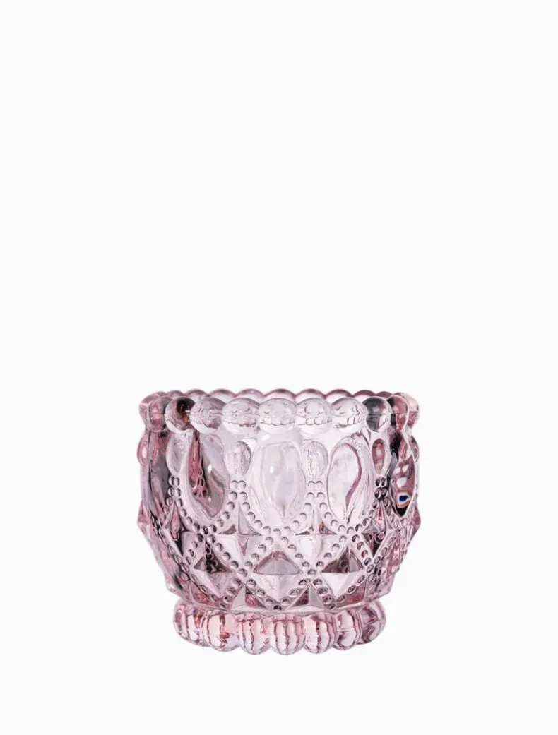 Baroque Tealight Holder Rose