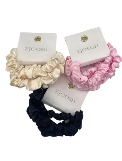 Beige Mini Scrunchie Set of 4