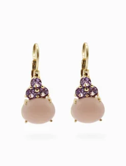 Bente Drop Earrings Lilac
