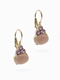 Bente Drop Earrings Lilac