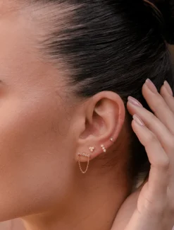 Bezel Earscape Collection Gold