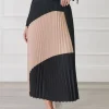 Black Caramel Pleat Skirt