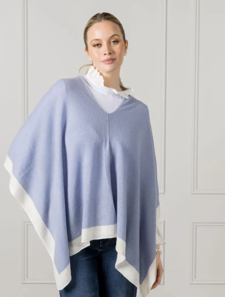 Border Ponchette Cloudy Blue