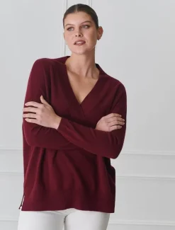 Boyfriend Cashmere Jumper Pinot