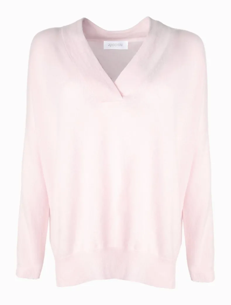 Boyfriend Cashmere Jumper Pink
