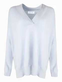 Boyfriend Cashmere Jumper Pale Blue