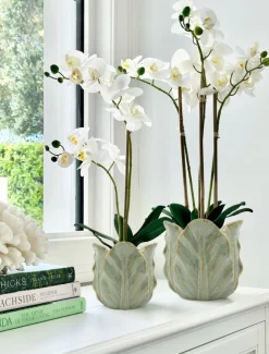 Cabbage Leaf Pot Light Green Large