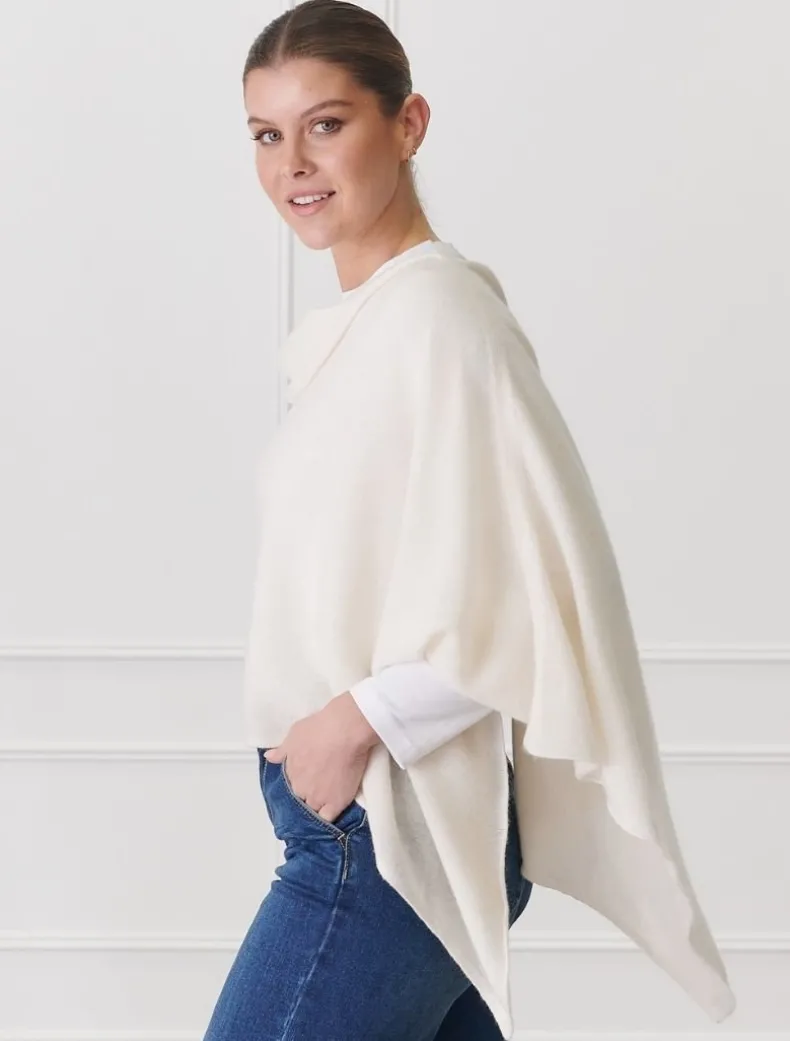 Cashmere Ponchette Cream