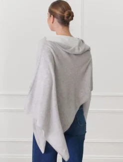 Cashmere Ponchette Grey