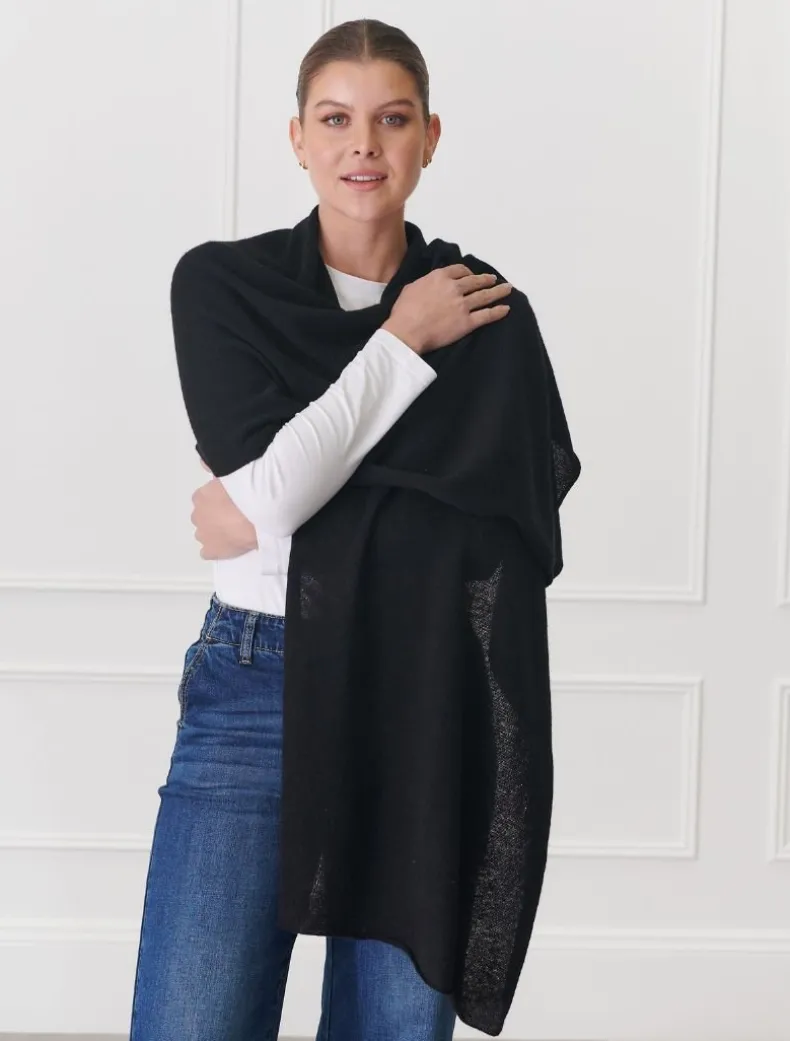 Cashmere Scarf Black