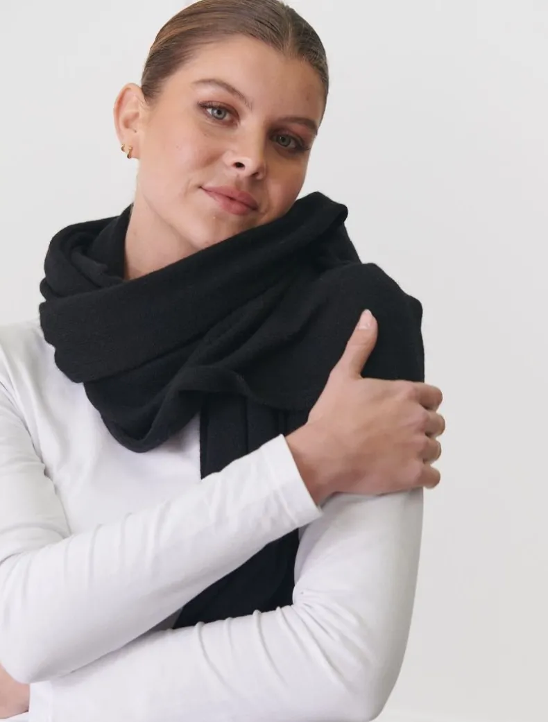 Cashmere Scarf Black