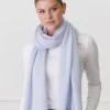 Cashmere Scarf Pale Blue