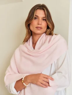 Cashmere Scarf Parfait Pink