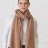 Cashmere Scarf Tan