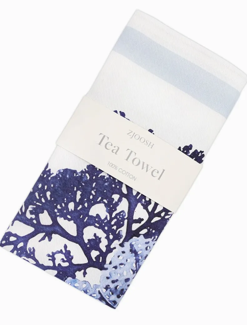 CC Botanical Tea Towel Aquatic