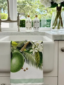 CC Botanical Tea Towel Limes