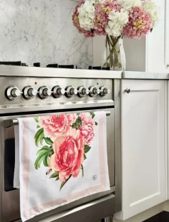 CC Botanical Tea Towel Peonies