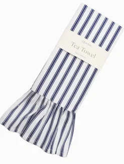 CC Ticking Stripe Tea Towel