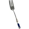 Ceramic Blue Arch Tile Pattern Fork Silver