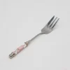 Ceramic Pink Arch Tile Pattern Fork Silver