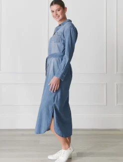 Charlie Denim Shirt Dress