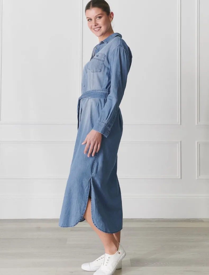 Charlie Denim Shirt Dress