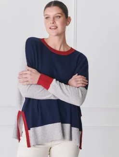 Chloe Cashmere Knit Navy