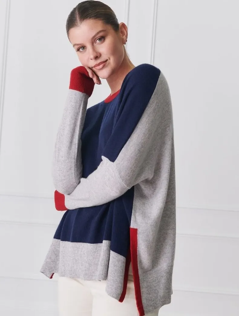 Chloe Cashmere Knit Navy