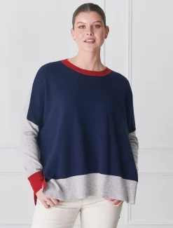 Chloe Cashmere Knit Navy