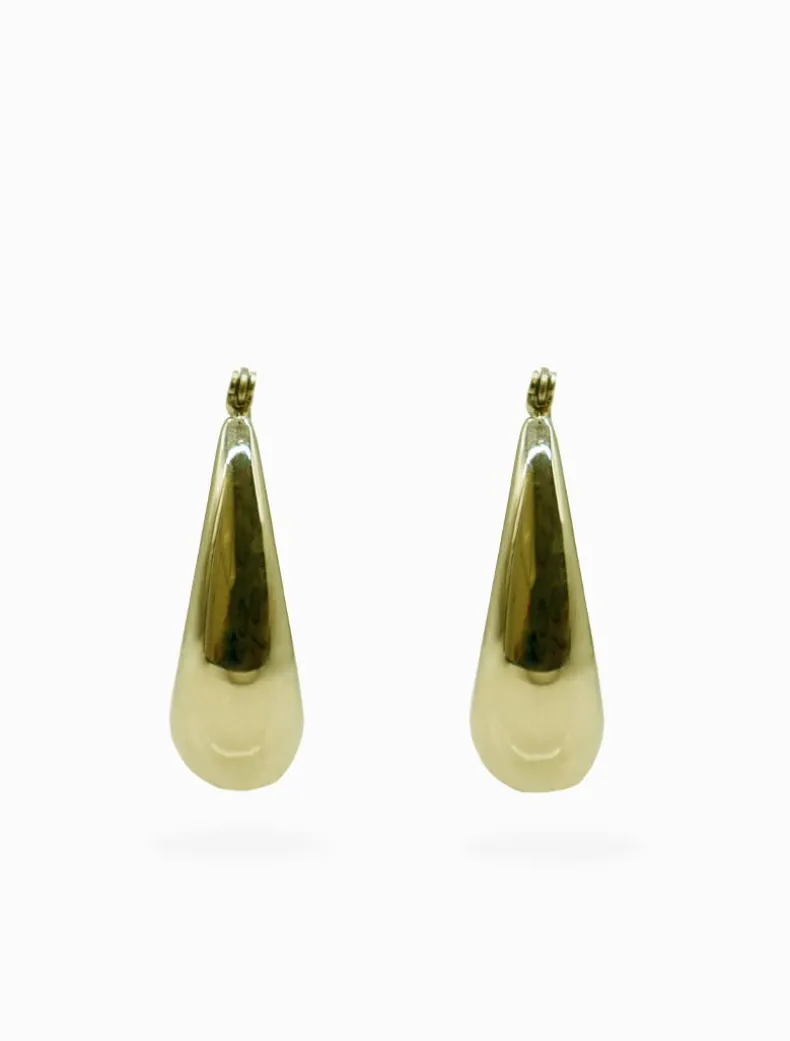 Chunky Tear Drops Gold
