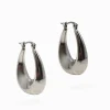 Chunky Tear Drops Silver