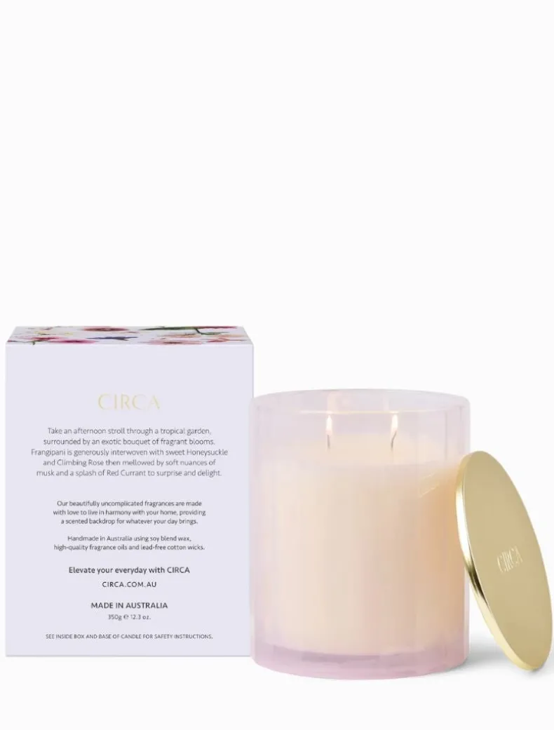 CIRCA Honeysuckle and Frangipani Candle 350G