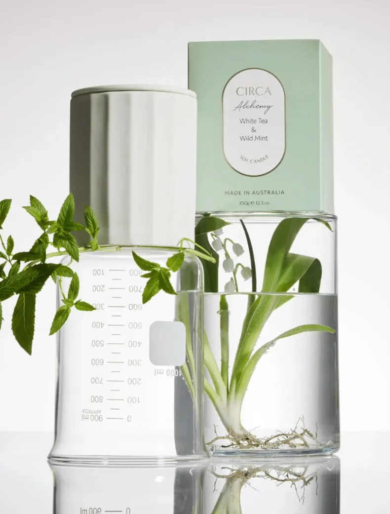 CIRCA Kitchen Alchemy Candle White Tea and Wild Mint 350g