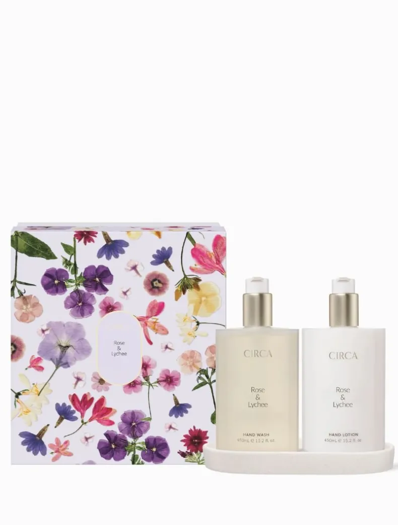 CIRCA Rose and Lychee Hand Care Duo Set 900ML