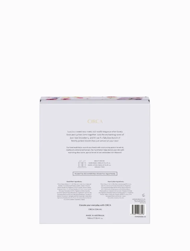 CIRCA Rose and Lychee Hand Care Duo Set 900ML