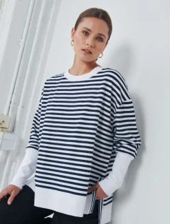 Claudia Striped Sweatshirt