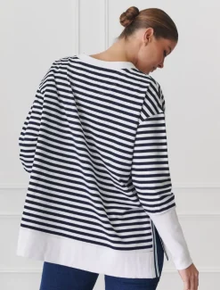 Claudia Striped Sweatshirt