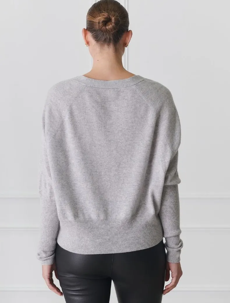 Collette Knit Cardigan Grey